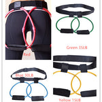 Fitness Women Body Butt Band Resistance Bands Adjustable Waist Belt Pedal Exerciser