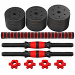 Adjustable And Removable Rubber-coated Cement For Household Fitness Dumbbells