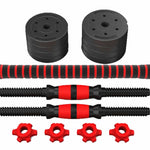 Adjustable And Removable Rubber-coated Cement For Household Fitness Dumbbells