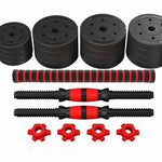 Adjustable And Removable Rubber-coated Cement For Household Fitness Dumbbells