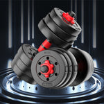 Adjustable And Removable Rubber-coated Cement For Household Fitness Dumbbells